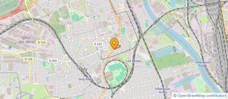 localisation de l'entreprise DAAP (DEMARCHES ADMINISTRATIVES ET AIDES AUX PERSONNES)  ORLY