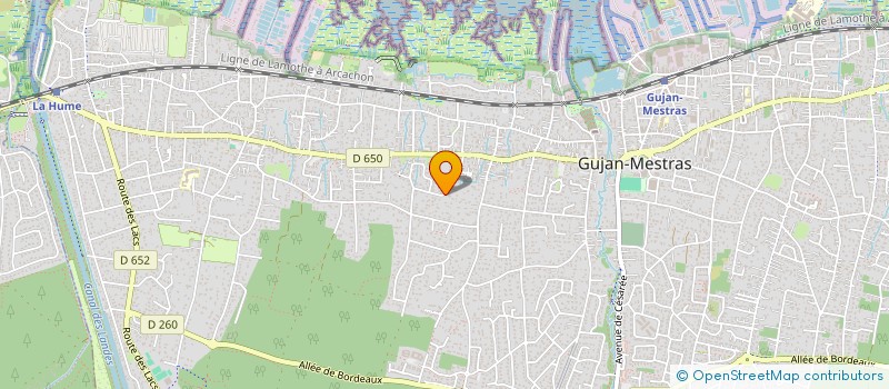 localisation de l'entreprise DAAR LALLA TALMA  GUJAN-MESTRAS