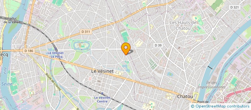 localisation de l'entreprise DAARHEEN  LE VESINET