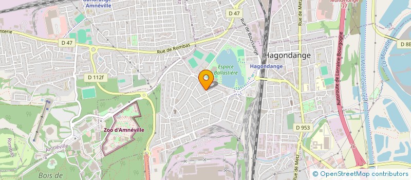 localisation de l'entreprise DAAS IMMOBILIER à HAGONDANGE