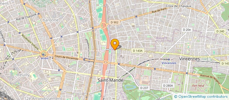 localisation de l'entreprise DAAT INVEST à SAINT-MANDE