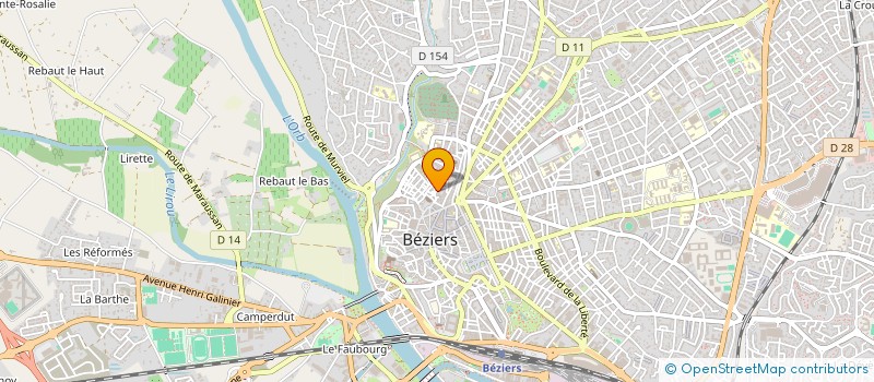 localisation de l'entreprise DAAY  BEZIERS