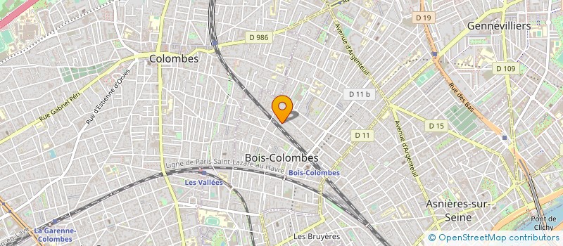 localisation de l'entreprise DAAZ RENOVATION à BOIS-COLOMBES