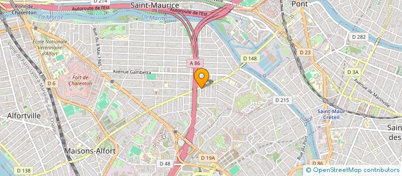 localisation de l'entreprise DAB à MAISONS-ALFORT