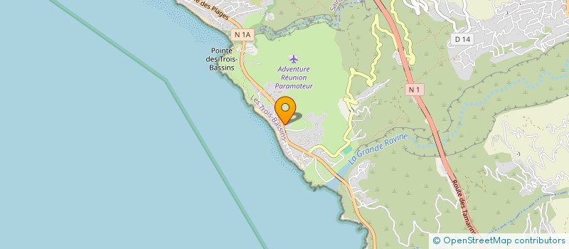 localisation de l'entreprise DAB  LES TROIS-BASSINS