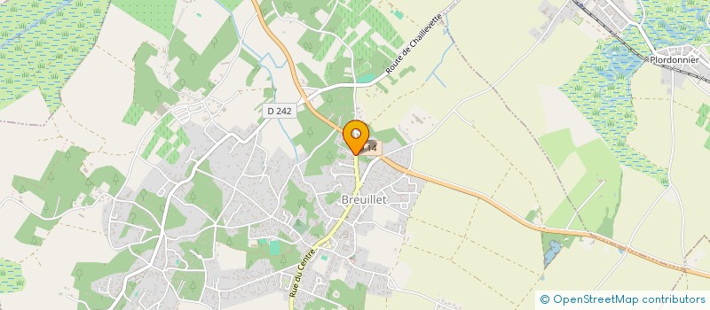 localisation de l'entreprise DAB  BREUILLET