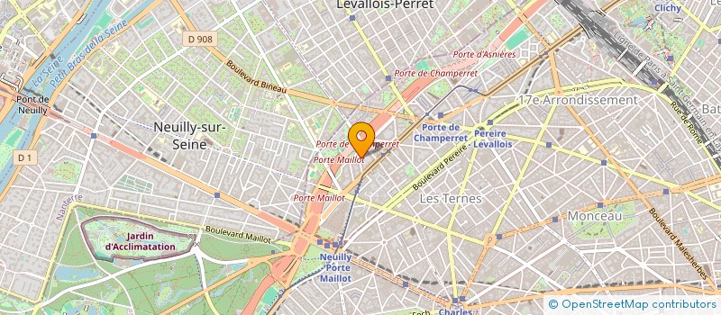 localisation de l'entreprise DAB AUDITION à LEVALLOIS-PERRET