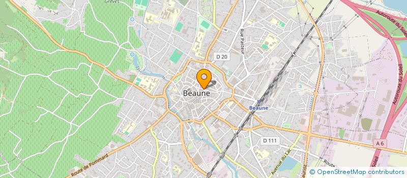 localisation de l'entreprise DAB COSMETICS à BEAUNE