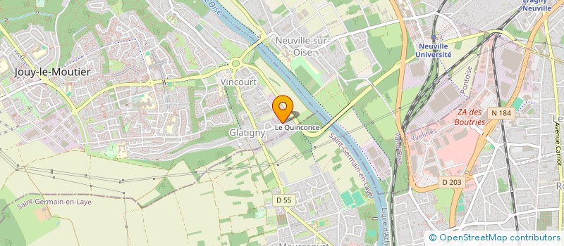 localisation de l'entreprise DAB FINANCES  JOUY-LE-MOUTIER