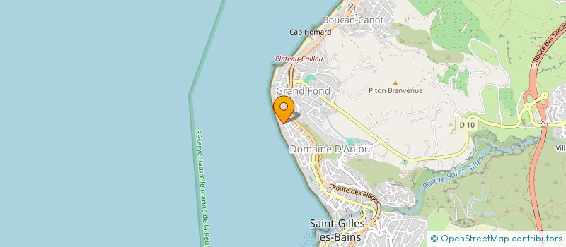 localisation de l'entreprise DAB HOLDING  SAINT-PAUL