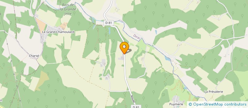 localisation de l'entreprise DAB INVEST  TORSAC