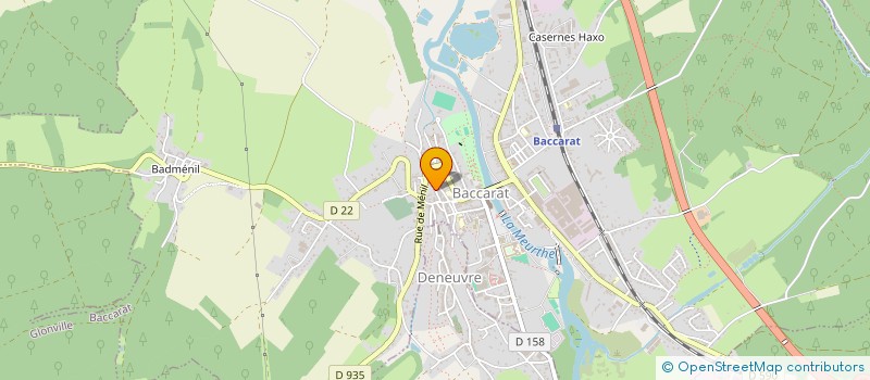 localisation de l'entreprise DAB'O  BACCARAT