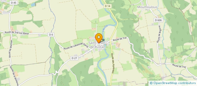 localisation de l'entreprise DAB PLASER  SAINT-SEVER-DE-RUSTAN