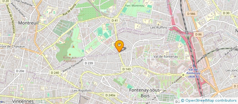 localisation de l'entreprise DAB.RECOUVREMENT à FONTENAY-SOUS-BOIS