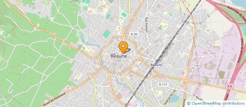 localisation de l'entreprise DAB WINES à BEAUNE