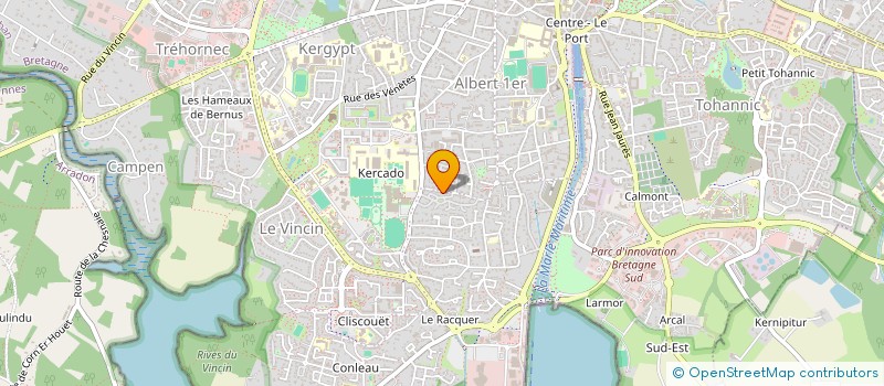 localisation de l'entreprise DABA à VANNES