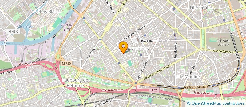 localisation de l'entreprise DABAM à LILLE