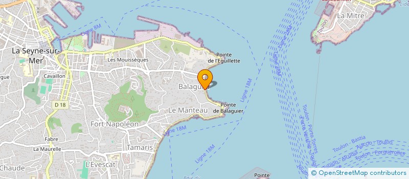 localisation de l'entreprise DABAM  LA SEYNE-SUR-MER