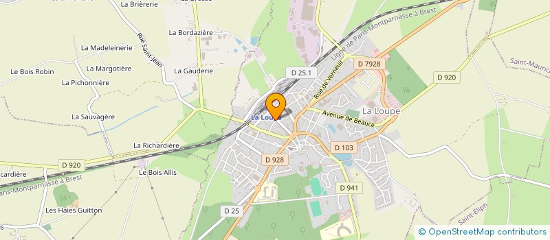 localisation de l'entreprise DABANCOUR à LA LOUPE