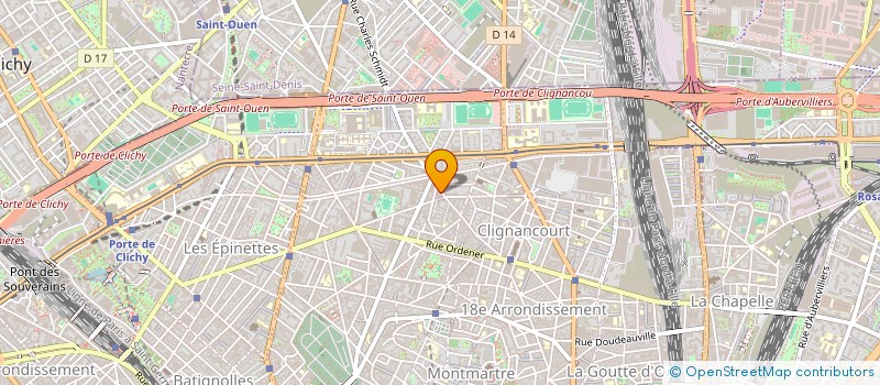 localisation de l'entreprise DABARA M. BOUBAYA M. AMAIRI A.  PARIS