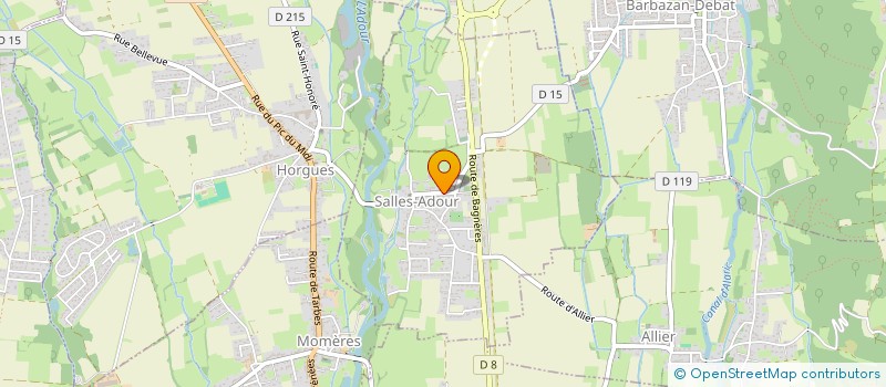 localisation de l'entreprise DABAT  SALLES-ADOUR