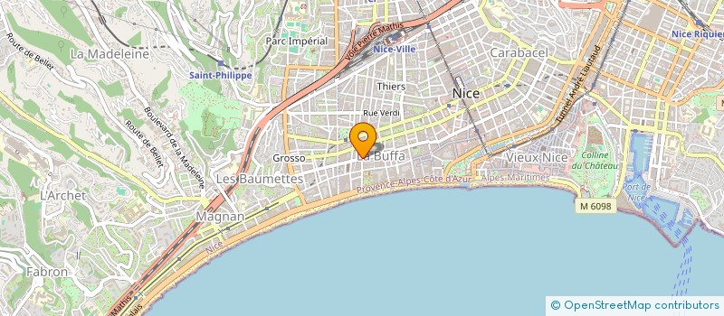 localisation de l'entreprise DABAZUR à NICE