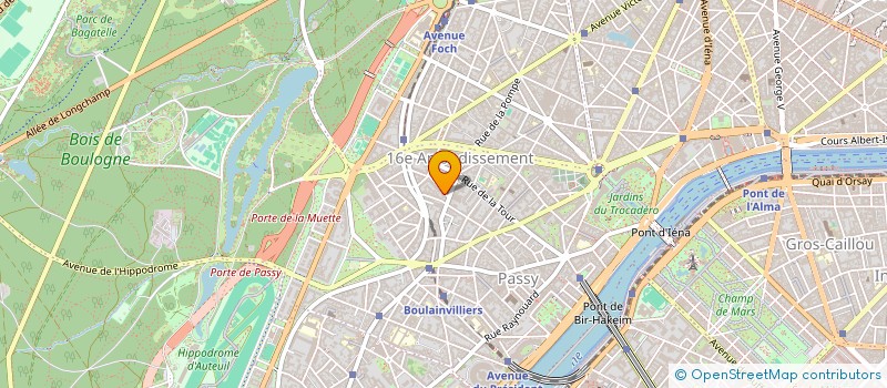 localisation de l'entreprise DABC HOLDING  PARIS