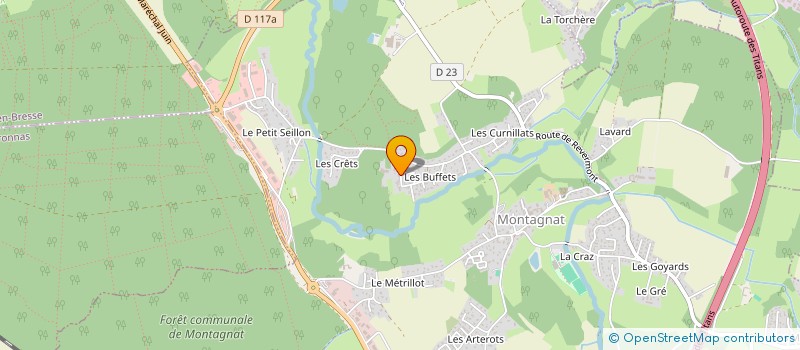 localisation de l'entreprise DABE  FERNEY-VOLTAIRE