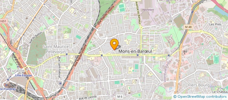 localisation de l'entreprise DABE  MONS-EN-BARUL