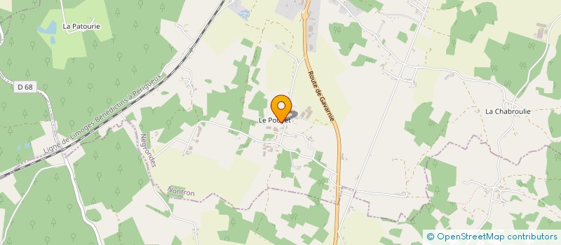 localisation de l'entreprise DABEA  SORGES-ET-LIGUEUX-EN-PERIGORD