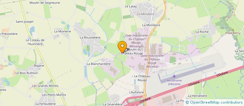 localisation de l'entreprise DABEAU  MESANGER