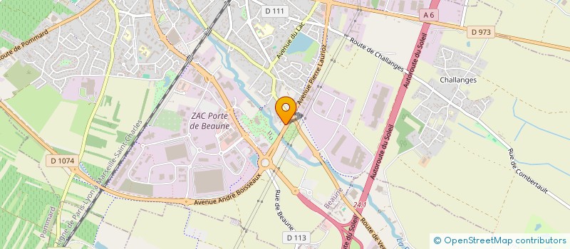 localisation de l'entreprise DABELLA à BEAUNE