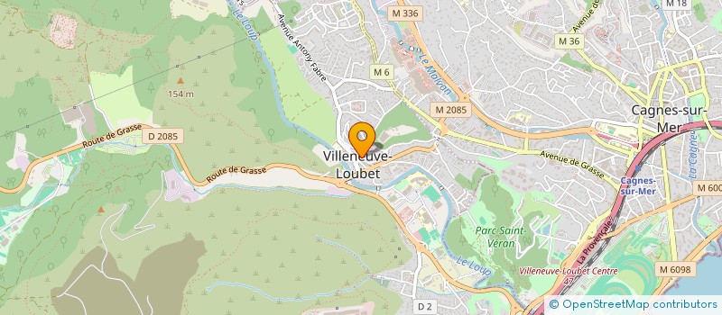 localisation de l'entreprise DABELT  VILLENEUVE-LOUBET