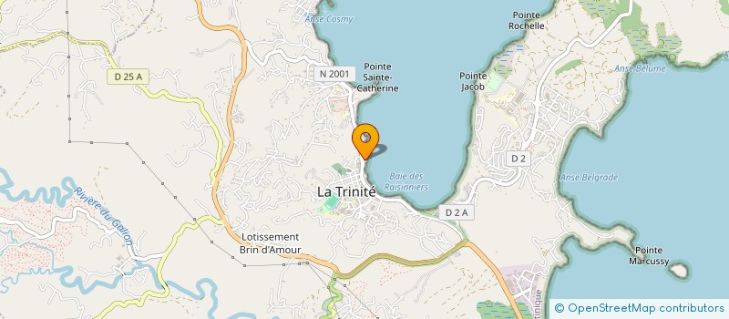 localisation de l'entreprise DABKEH TRINITE à LA TRINITE