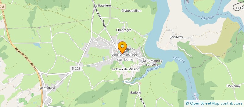 localisation de l'entreprise DABL  SAINT-JEAN-SAINT-MAURICE-SUR-LOIRE