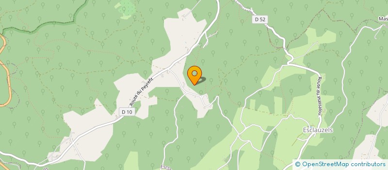 localisation de l'entreprise DABLANC PLATRERIE  ESCLAUZELS