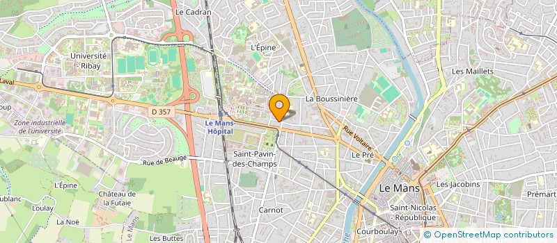 localisation de l'entreprise DABLO  LE MANS