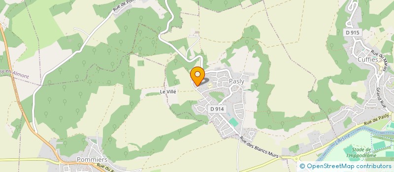 localisation de l'entreprise DABO à SOISSONS