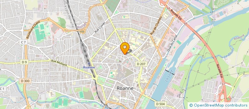 localisation de l'entreprise DABOL 3 à ROANNE