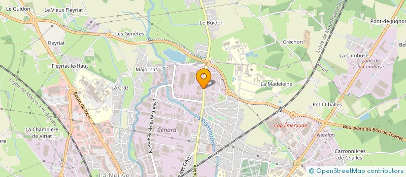 localisation de l'entreprise DABOMIEL à BOURG-EN-BRESSE