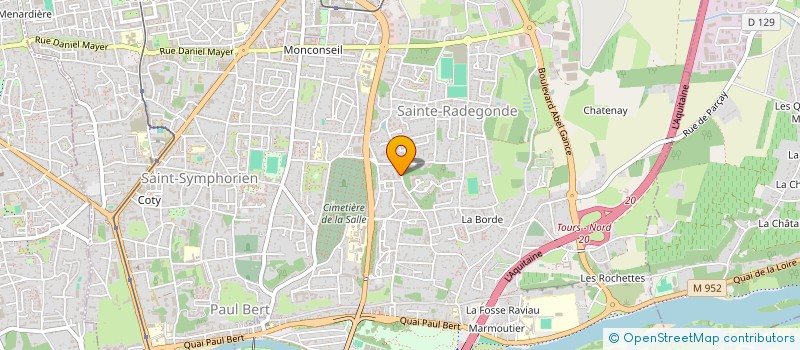 localisation de l'entreprise DABON RICHARD COMMERCE  TOURS