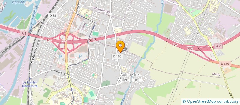 localisation de l'entreprise DABRAX  AULNOY-LEZ-VALENCIENNES