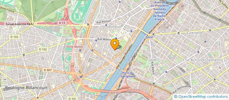 localisation de l'entreprise DABREO  PARIS 16