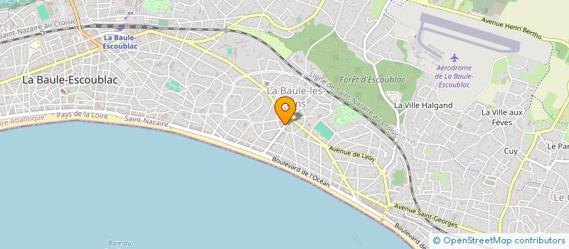 localisation de l'entreprise DABURON CGL à LA BAULE-ESCOUBLAC