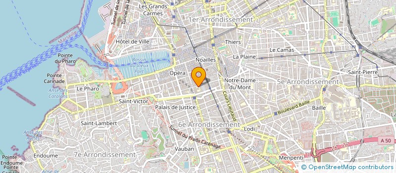 localisation de l'entreprise DAC 13 SUD à MARSEILLE