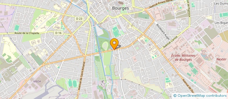 localisation de l'entreprise DAC 18 à BOURGES