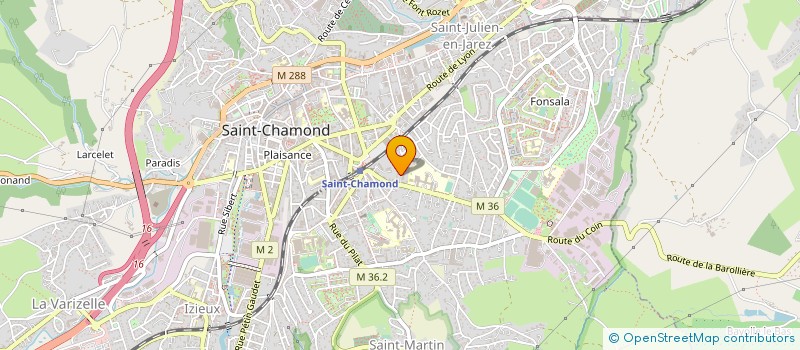 localisation de l'entreprise DAC à SAINT-CHAMOND