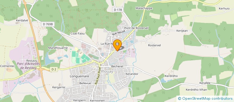 localisation de l'entreprise DAC  PLOUAY