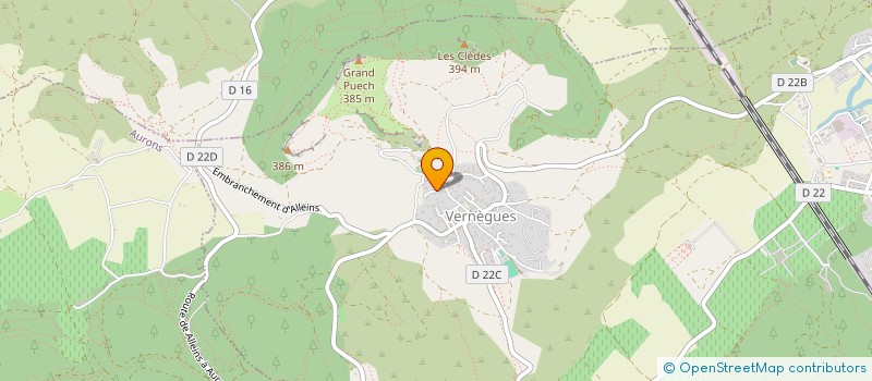 localisation de l'entreprise DAC  VERNEGUES