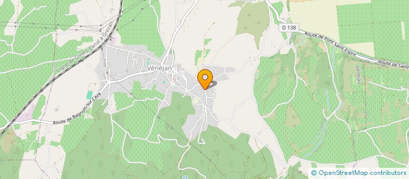 localisation de l'entreprise DAC ADN  VENEJAN